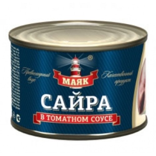 Томат соусындағы сайра Маяк – Сайра Түркістанда сатып алу | Маяк Томат соусындағы сайра Маяк – Павлодарда сатып алу | Маяк