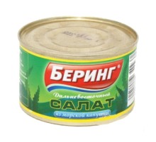Теңіз қырыққабатынан жасалған «Дальневосточный» салаты 220г