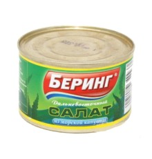 Теңіз қырыққабатынан жасалған «Дальневосточный» салаты 220г