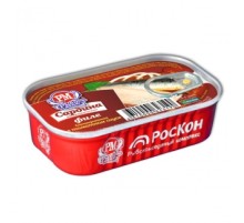 Сардина атлантическая филе в томатном соусе РосКон