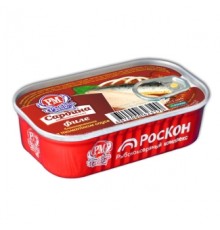 Томат соусындағы атлантикалық сардина филесі «РосКон»