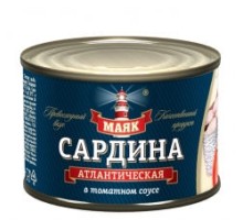 Томат соусындағы атлантикалық сардина