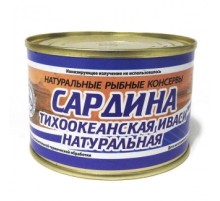 Сардина тихоокеанская (иваси) натуральная Колхоз В.И.Ленина