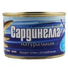 Май қосылған табиғи сардинелла 