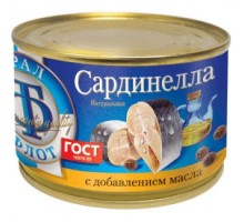 Май қосылған табиғи сардинелла