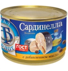 Май қосылған табиғи сардинелла