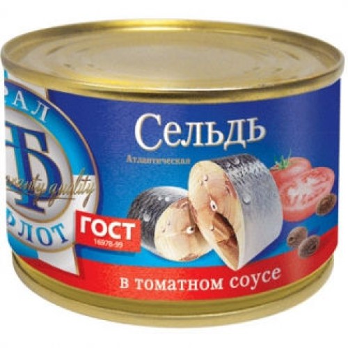 Томат соусындағы атлантикалық майшабақ – Павлодарда сатып алу |