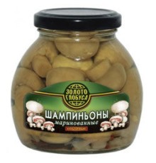 Маринадталған сұрыпталған шампиньондар 314мл