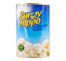Шампиньоны резаные 425мл Sunny Hippo