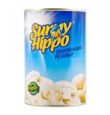 Кесілген шампиньондар 425мл «Sunny Hippo»