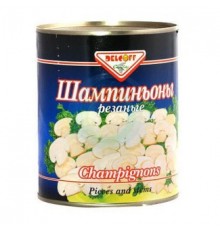 Кесілген шампиньондар 850мл «DELCOFF»