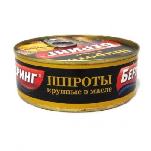 Майдағы ірі шпроттар 240г «Беринг» – Алматыда сатып алу | Беринг