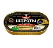 Майдағы шпроттар 190гр