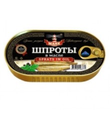 Майдағы шпроттар 190гр  Майдағы шпроттар 190гр