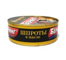 Майдағы шпроттар 240г «Беринг»