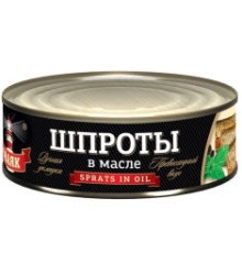 Майдағы шпроттар 240гр Майдағы шпроттар 240гр
