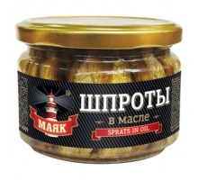 Майдағы шпроттар 250гр «Маяк»