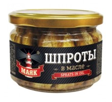 Майдағы шпроттар 250гр «Маяк» Майдағы шпроттар 250гр «Маяк»