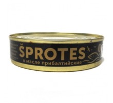 Шпроты в масле прибалтийские 160г Балтийский Консервный Завод