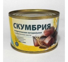 Май қосылған табиғи атлантикалық скумбрия «КРЗ»