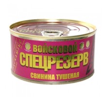 МЕМСТ бойынша бұқтырылған шошқа еті Жоғары сұрып 325гр 