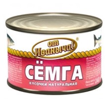 Табиғи сёмга кесектері