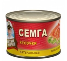 Табиғи сёмга кесектері «Капитан Морей»