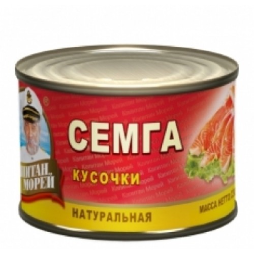 Табиғи сёмга кесектері «Капитан Морей» – Астанада сатып алу | Капитан морей