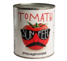 Аршылған қызанақтар 400гр «SunFeel» Аршылған қызанақтар 400гр «SunFeel»