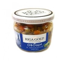 Треска Мраморная с овощами Латвия