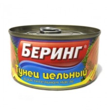 Өсімдік майындағы тұтас тунец «Беринг»