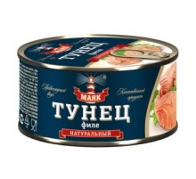 Тунец натуральный филе Маяк