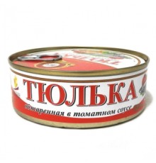 Томат соусындағы қуырылған тюлька «Пролив» Томат соусындағы қуырылған тюлька «Пролив»