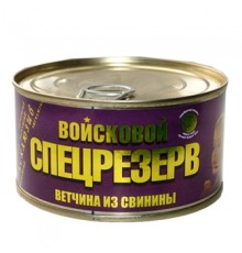 МЕМСТ бойынша шошқа етінен жасалған ветчина 325гр 