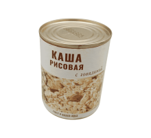 Сиыр еті қосылған күріш ботқасы ГОСТ 340 г | Орелпродукт