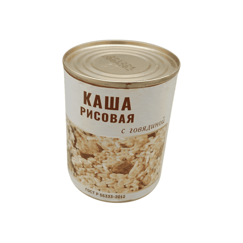 Орелпродукт-тан сиыр еті қосылған күріш ботқасы ГОСТ 340 г