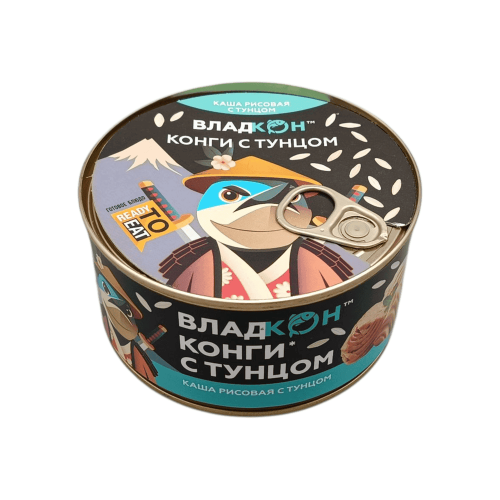 Каша рисовая с тунцом Конги 185 г