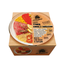 Салат из тунца с киноа и томатами 160 г | За Родину