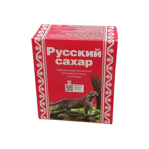 Кусковой сахар Русский сахар, упаковка 1 кг, белые рафинированные кубики.