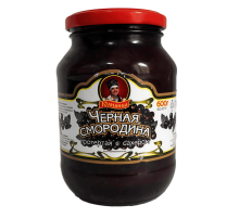 Қантпен езілген қара қарақат 600г Қантпен езілген қара қарақат 600г