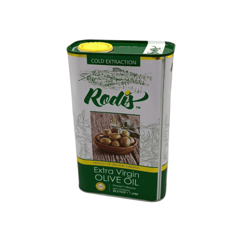Бутылка оливкового масла Extra Virgin Rodis объемом 1 литр.