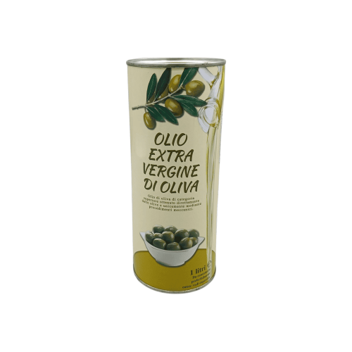 Бутылка 1 л оливкового масла Extra Virgin Vesuvio на фоне колоритных алматинских гор.