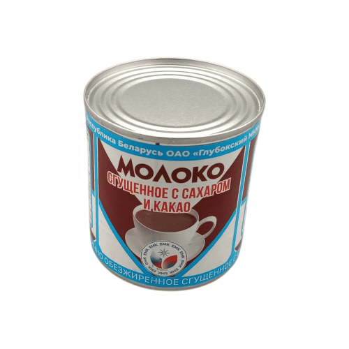 Банка какао со сгущенным молоком "Рогачев" 380г.
