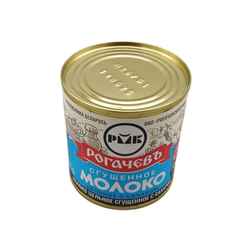 Банка сгущенного молока Рогачев 8.5% жирности, 380г.