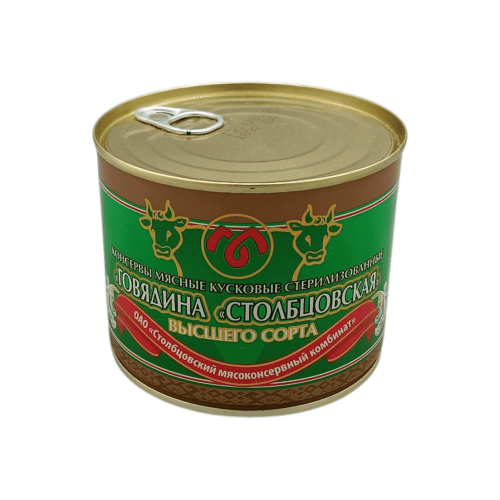 Сиыр еті, жоғары сорт, 338 г, Столбцов МК-дан