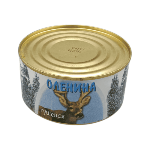 МКК Балтийский өндірушісінен бұғы етінен жасалған консерві, 325 г