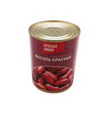 Фасоль красная в собственном соку, 400 г | Красная Линия