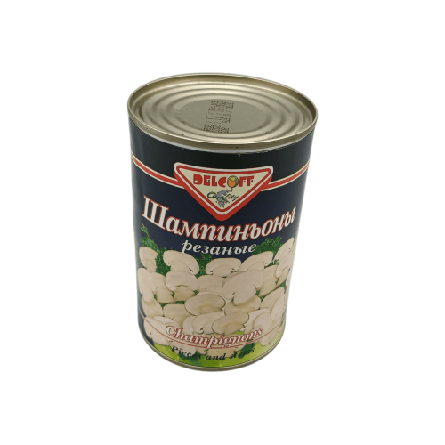 Нарезанные шампиньоны Delcoff, 425 г, готовые к приготовлению блюд в Алматы.