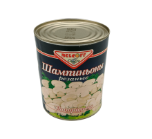 Шампиньоны резаные 850мл | DELCOFF