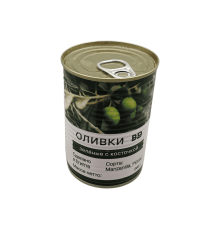 Оливки зеленые с косточкой 300 г | ВкусВилл